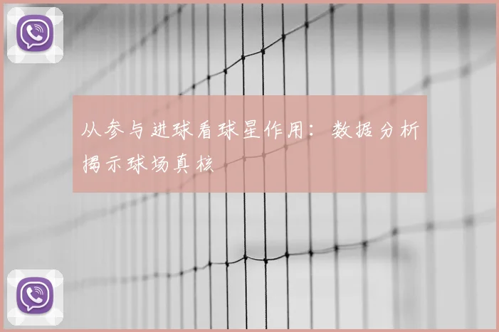 从参与进球看球星作用：数据分析揭示球场真核